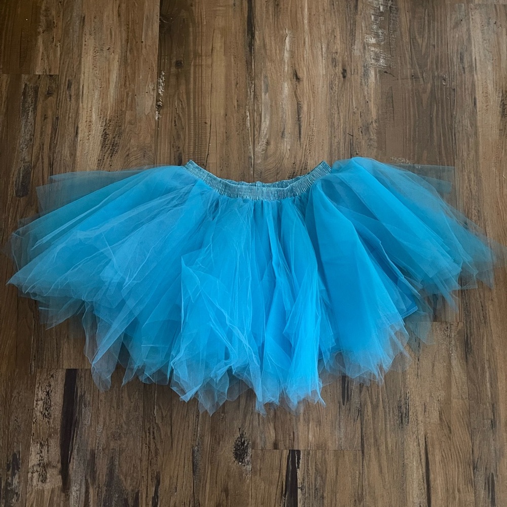 Adult Blue Tulle Skirt